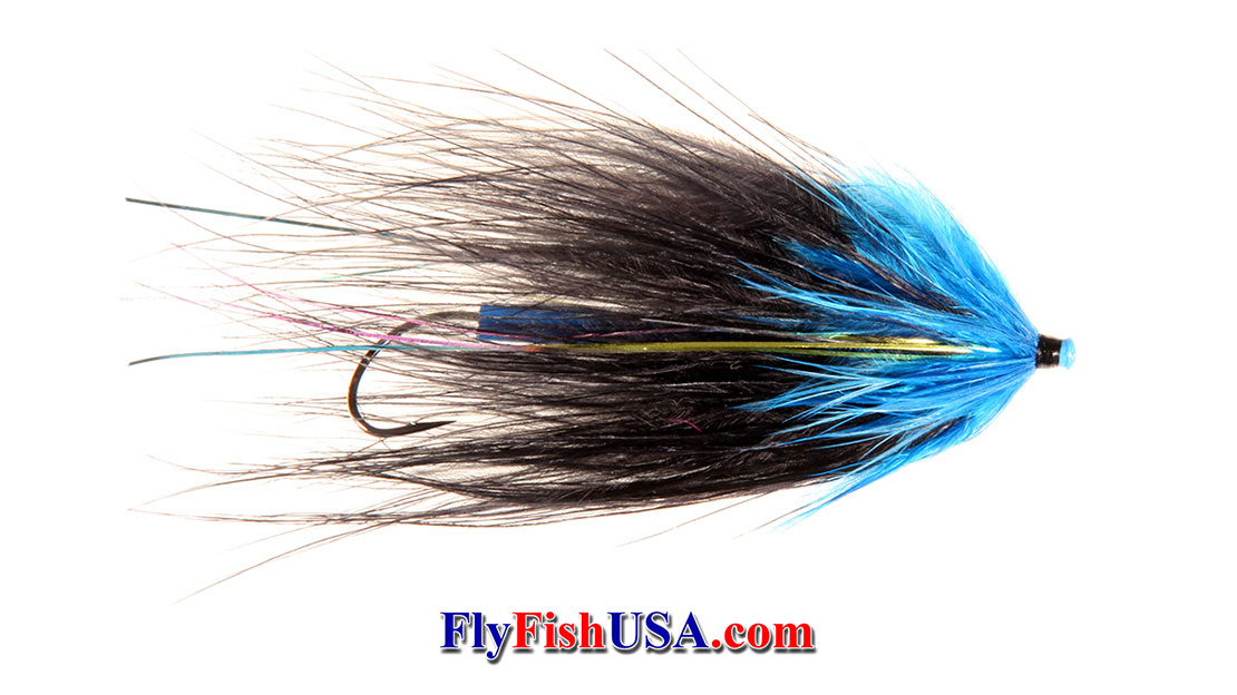  Pictur of a Mark's Tube Spey Intruder as tied by Montana Fly Company.