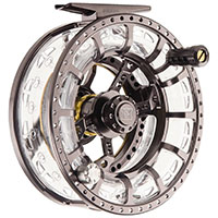 Hardy ASR Fly Reel, quartering front view