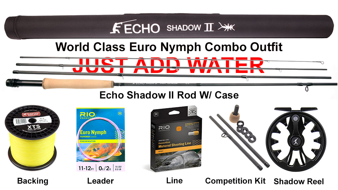 Echo Rajeff Shadow II Euro Nymph Fly Rod 